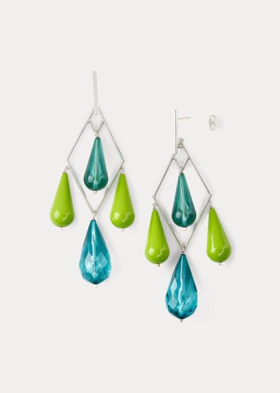 Pendientes Ralph Lauren Mujer Verdes - Modernist Geometric - MTGYU2571